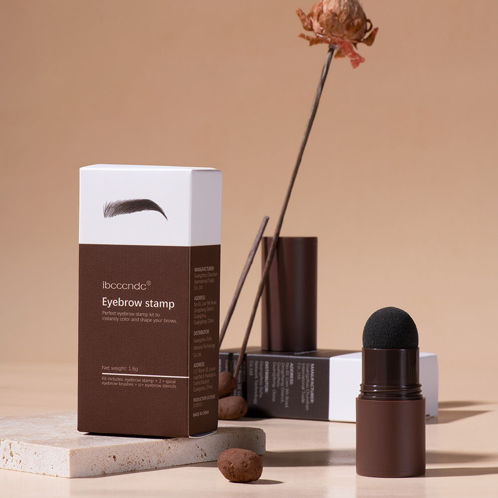 Augenbrauen-Puderstick mit Schablonen